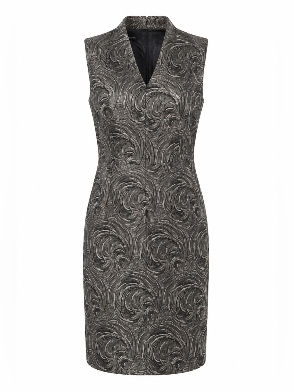 NWT Kasper silver multi design shift dress - Picture 1 of 5